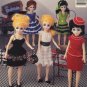 Saturday Nite Dolls Crocheted Clothing for 15" Dolls - ASN Crochet Book 1127