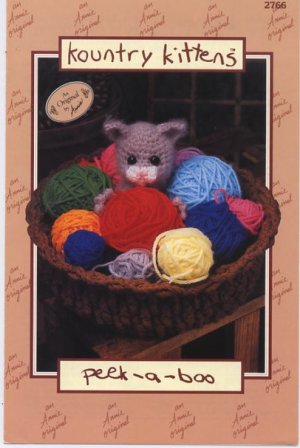 Annie's Attic Crochet Kountry Kittens Peek-a-boo Pattern 2766
