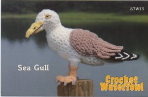 Annie's Attic Crochet Waterfowl Sea Gull Pattern 87W13
