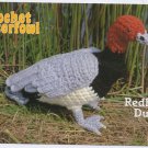 Annie's Attic Crochet Waterfowl Redhead Duck Pattern 87W16