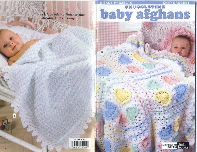 8 Easy Projects - Snuggletime Baby Afghans - Crochet & Knit, Leisure ...