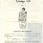 Design 639 Crocheted Mens Sweater Pattern