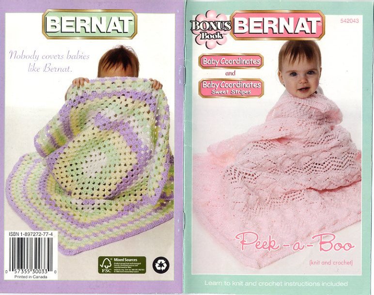 Bonus Book Baby Coordinates & Baby Coordinates Sweet Stripes - Crochet ...