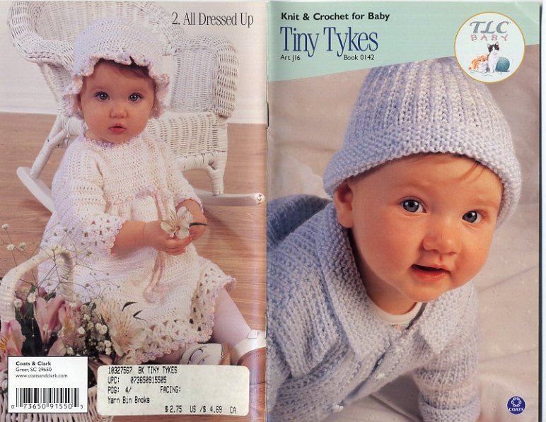 Tiny Tykes TLC Baby - Crochet & Knit Patterns - Coats & Clark - Art ...