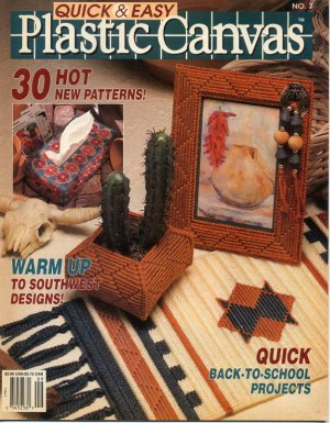 Quick & Easy Plastic Canvas Magazine - Aug/Sept 1990 - No 7