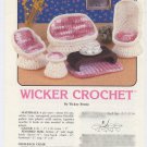Annie's Attic Wicker Crochet Pattern 87C18
