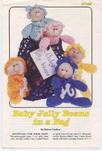 Annie's Attic Baby Jelly Beans in a Bag Crochet Pattern 87B68