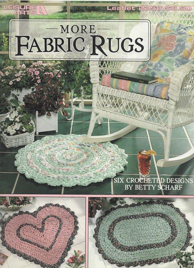 More Fabric Rugs - Leisure Arts Leaflet 2258