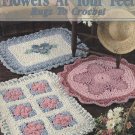 Flowers At Your Feet Rugs to Crochet - Leisure Arts Leaflet 1414