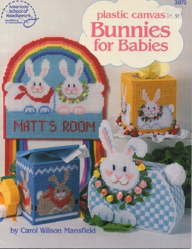 Plastic Canvas Bunnies for Babies American School of Needlework 3070
