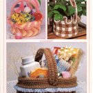Annie's Attic Springtime Baskets Crochet Pattern 8B012