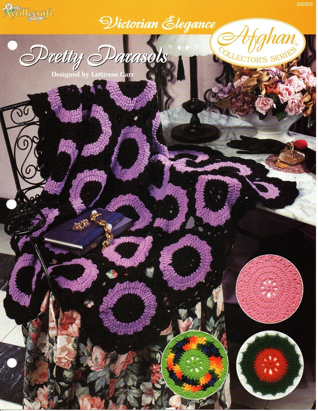 Pretty Parasols Afghans Pattern - Afghan Collectors Series - The Needlecraft Shop 932023