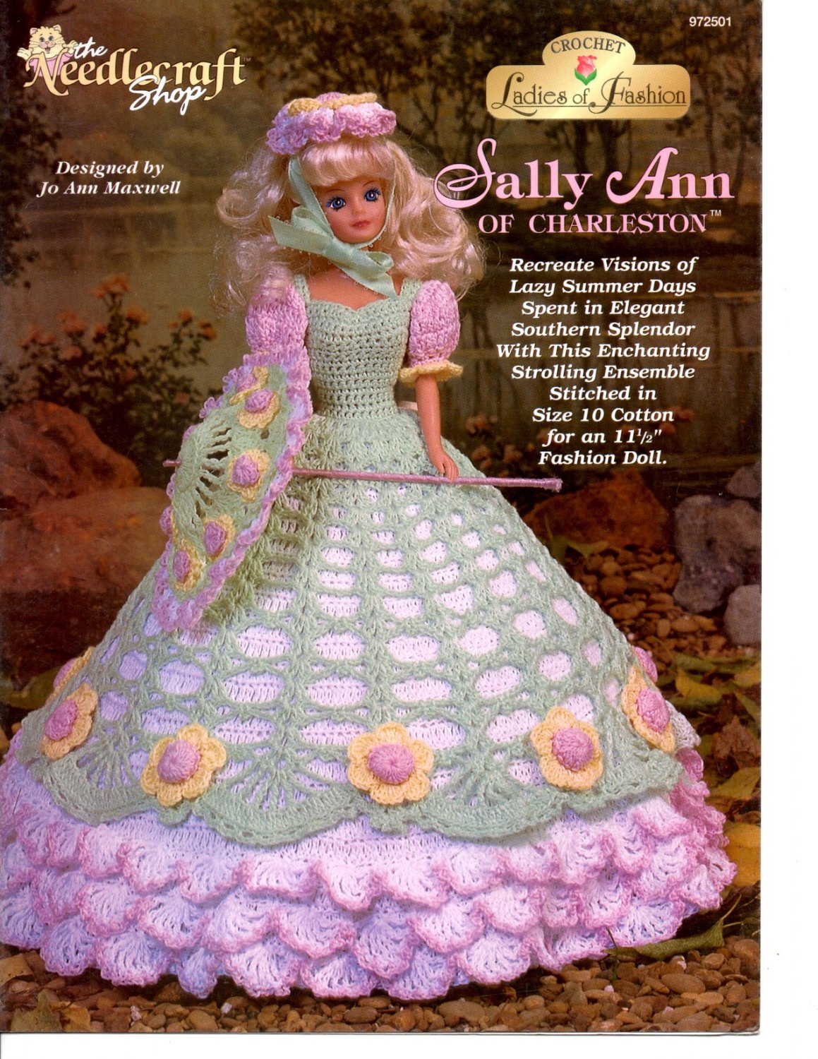 Sally Ann of Charleston Crochet Pattern - The Needlecraft Shop 972501 - Ladies of Fashion