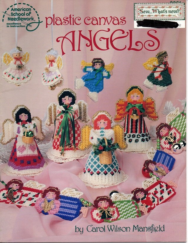 Plastic Canvas Angels Patterns American School of Needlework 3061