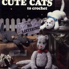 Cute Cats to Crochet Pattern by Sue Penrod Leisure Arts Leaflet 1105