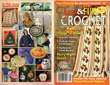 Fast & Fun Crochet Magazine, Autumn 2002 Volume 22 Number 3