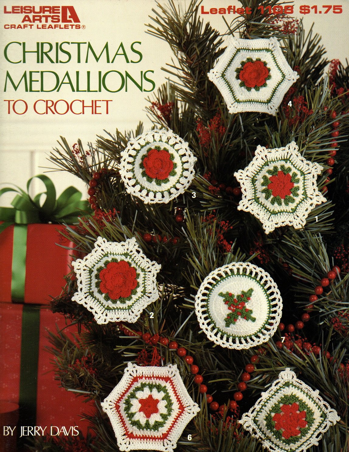 Christmas Medallions to Crochet - Leisure Arts Leaflet 1108