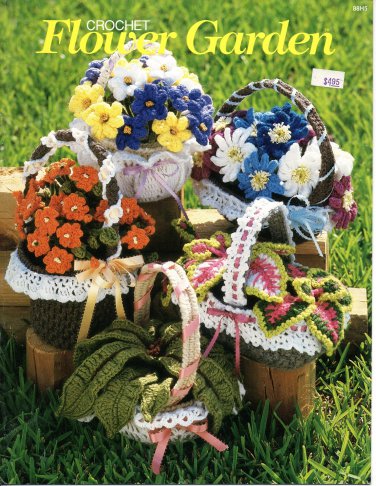 Crochet Flower Garden Pattern Book The Crochet Catalog 88H5