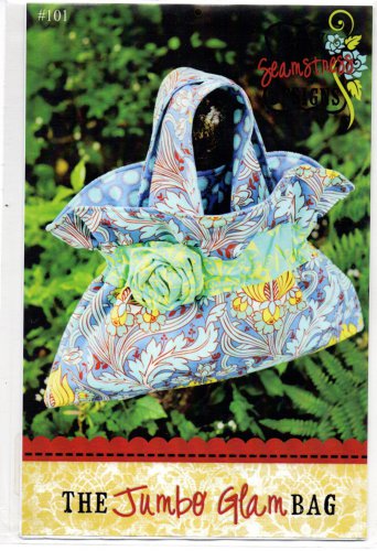 Seamstress Designs The Gumbo Glam Bag Pattern #101 - Uncut