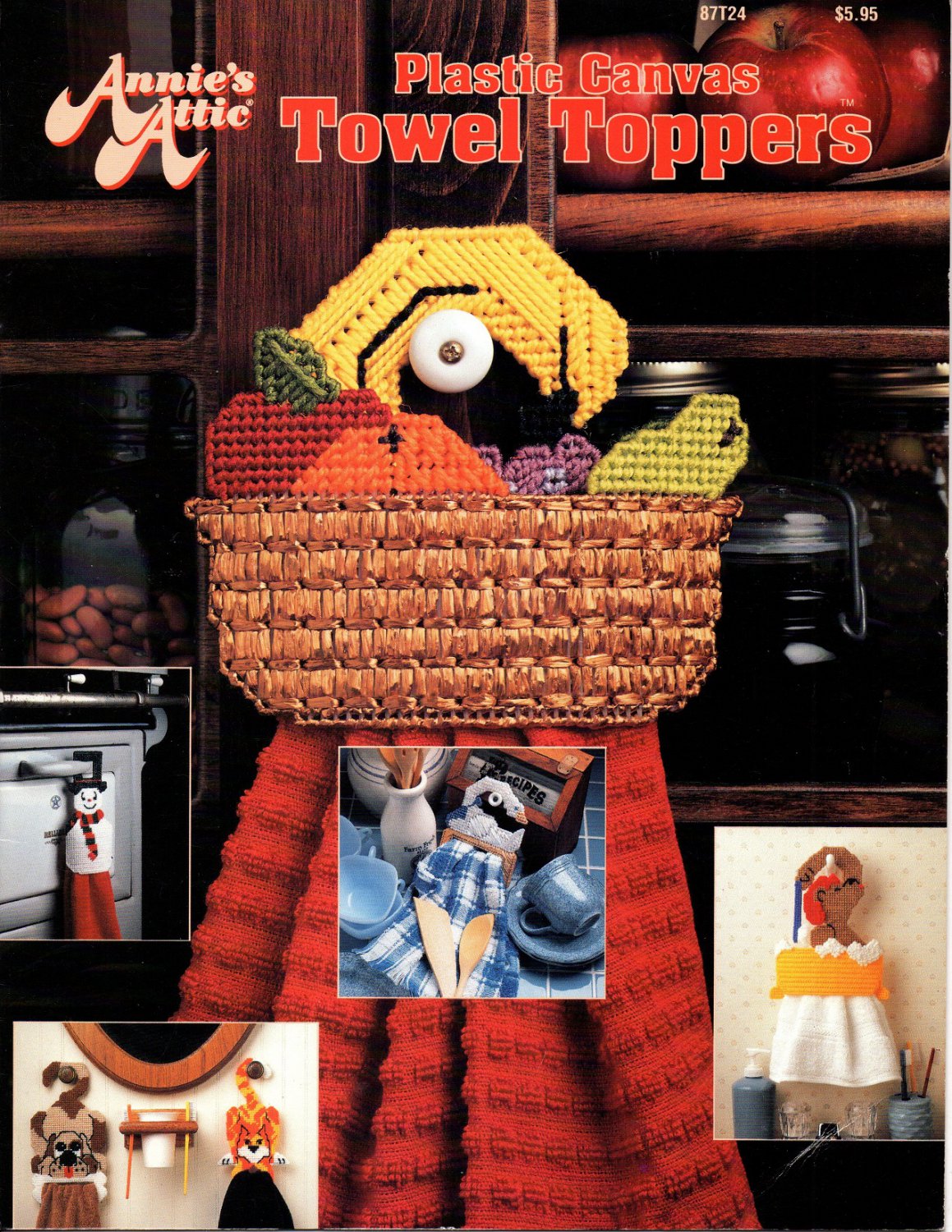 Annie's Attic Plastic Canvas Towel Toppers Patterns 87T24