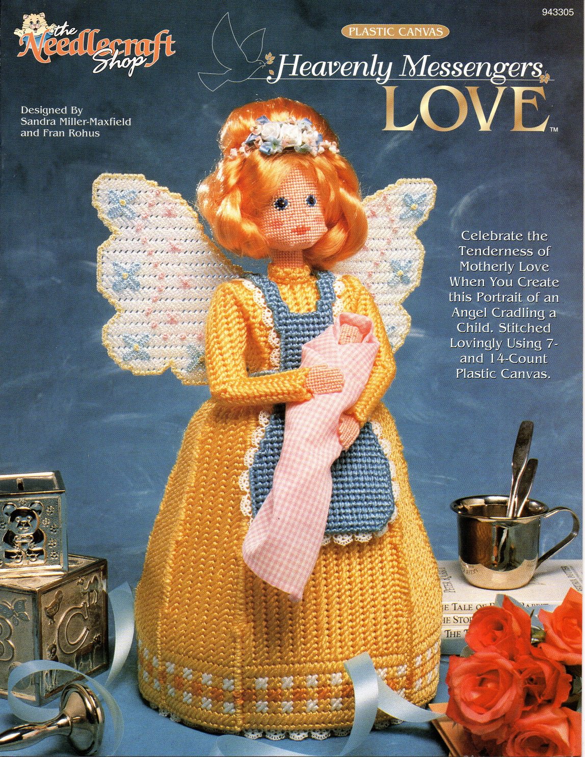 Plastic Canvas Heavenly Messengers Love Pattern The Needlecraft Shop 943305