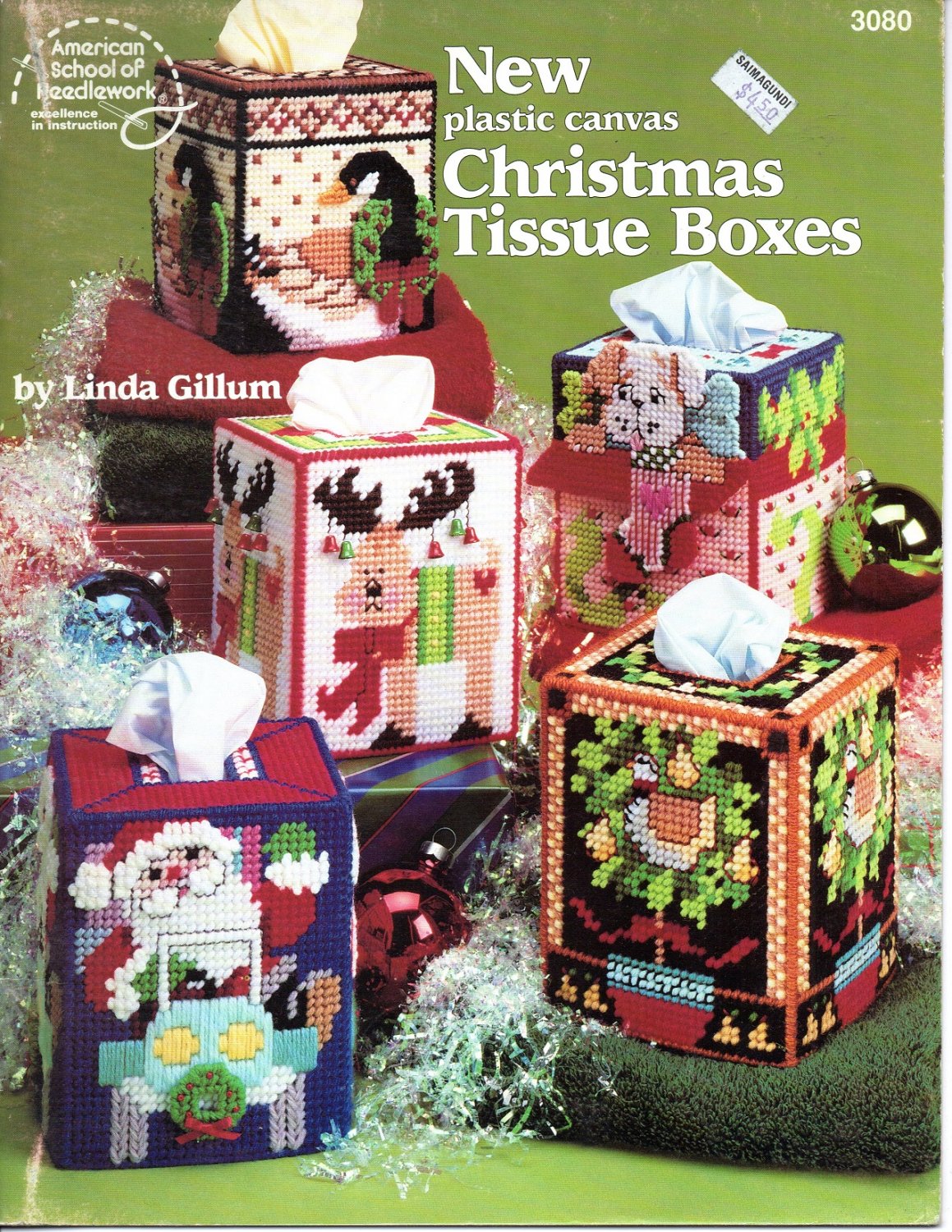 New Plastic Canvas Christmas Tissue Boxes Patterns American School of 