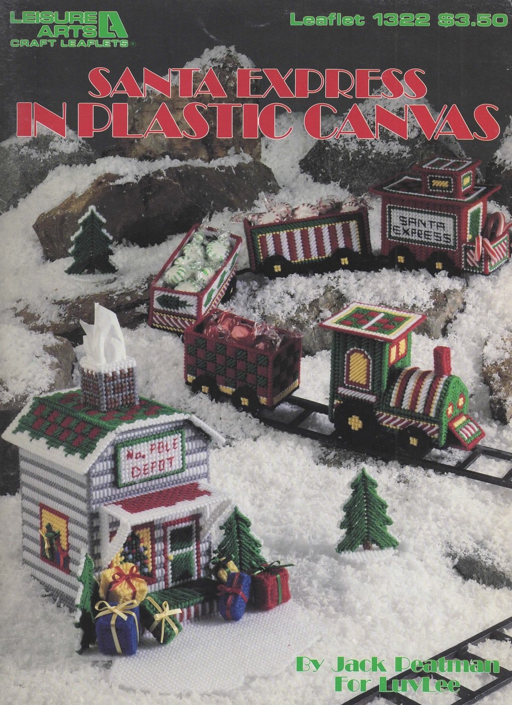 Santa Express In Plastic Canvas Leaflet 1322 Leisure Arts