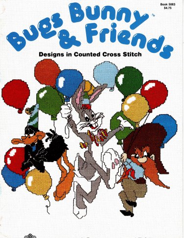 Bugs Bunny & Friends Designs In Counted Cross Stitch Book Paragon Needlework Book 5083