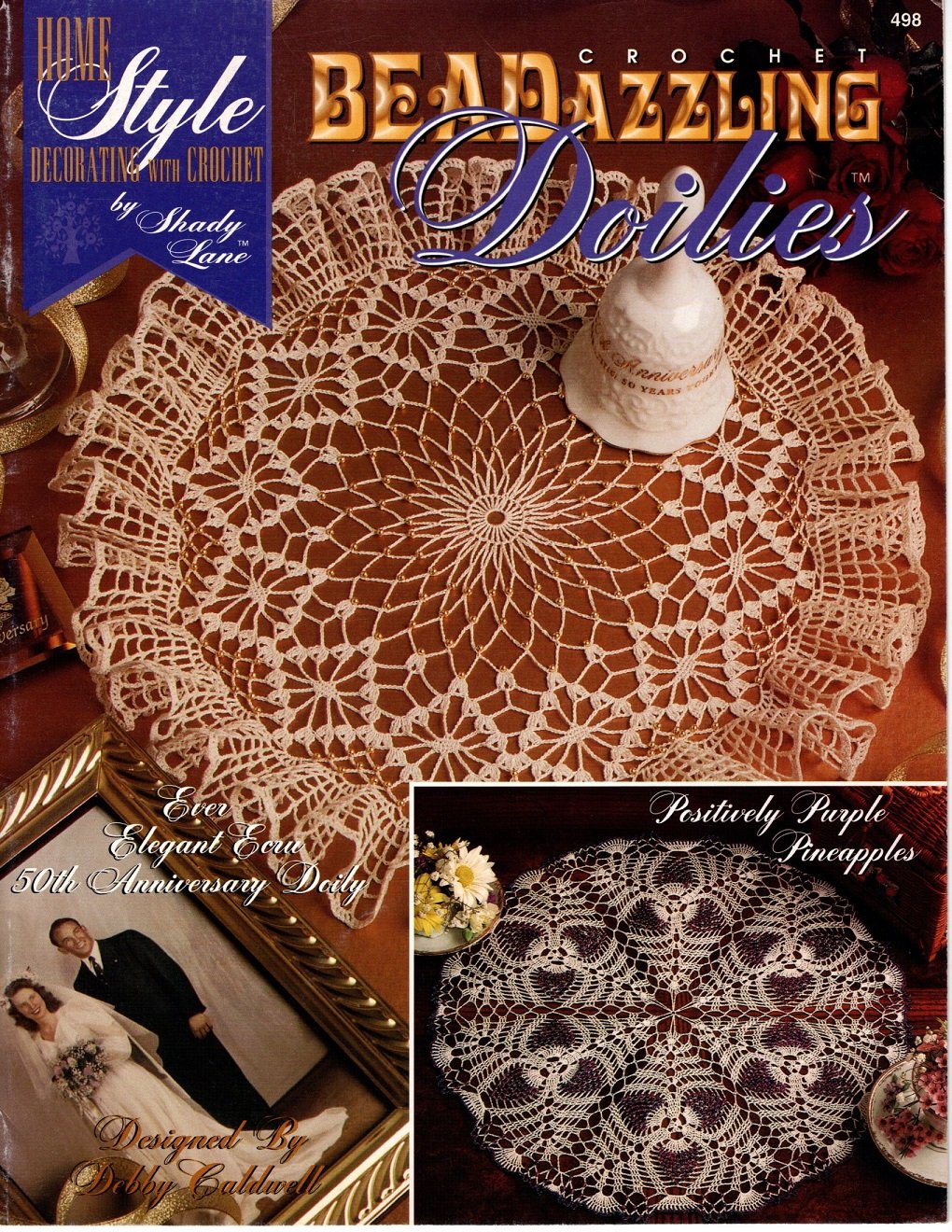 Crochet Beadazzling Doilies Patterns - Shady Lane 498