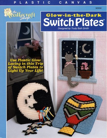 Plastic Canvas Glow-in-the-Dark Switch Plates Patterns - The Needlecraft Shop 923332