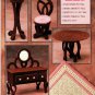 Plastic Canvas Victorian Fashion Doll Dining Room Set Patterns - Annie's Attic 226K