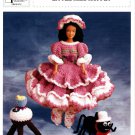 Little Miss Muffet Crochet Pattern for 11  1/2" fashion dolls - Vicky's Treasures 11002