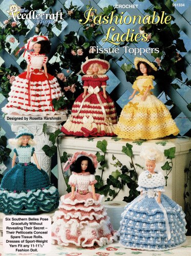 Crochet Fashionable Ladies Tissue Toppers - The Needlecraft Shop 951334