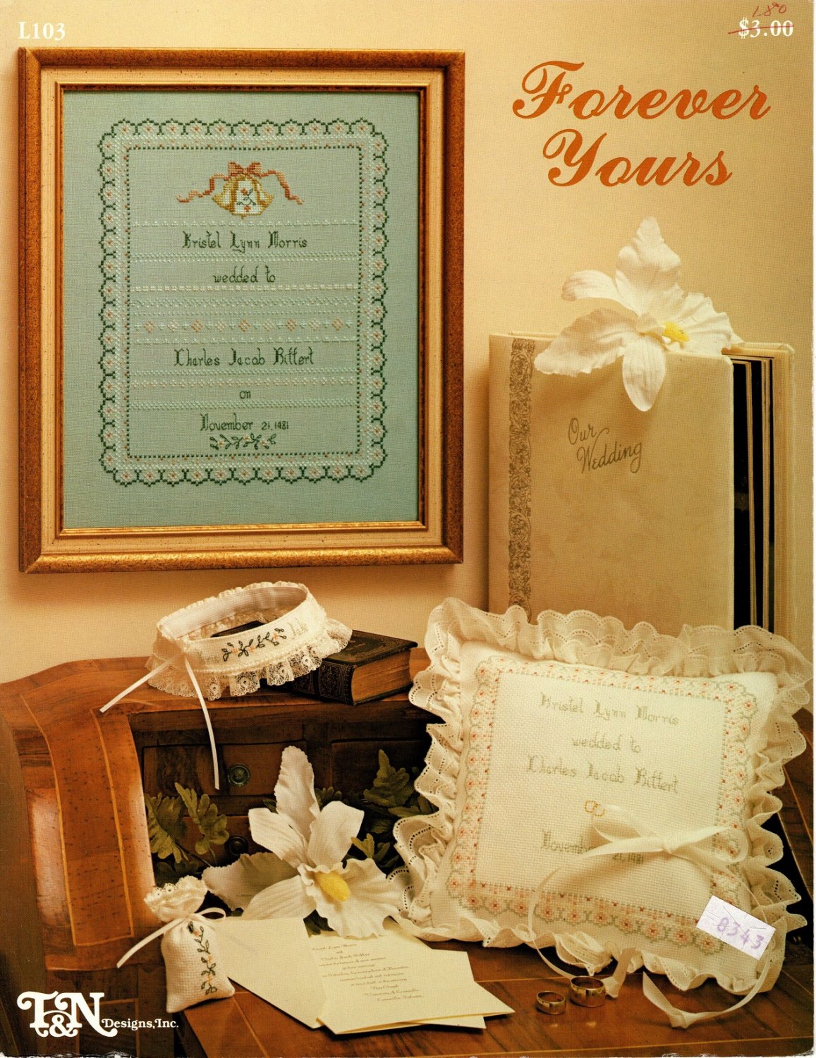Forever Yours Cross Stitch Pattern - T&N Designs L103