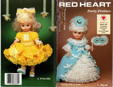 Red Heart Party Pretties Book 358 Coats and Clarks