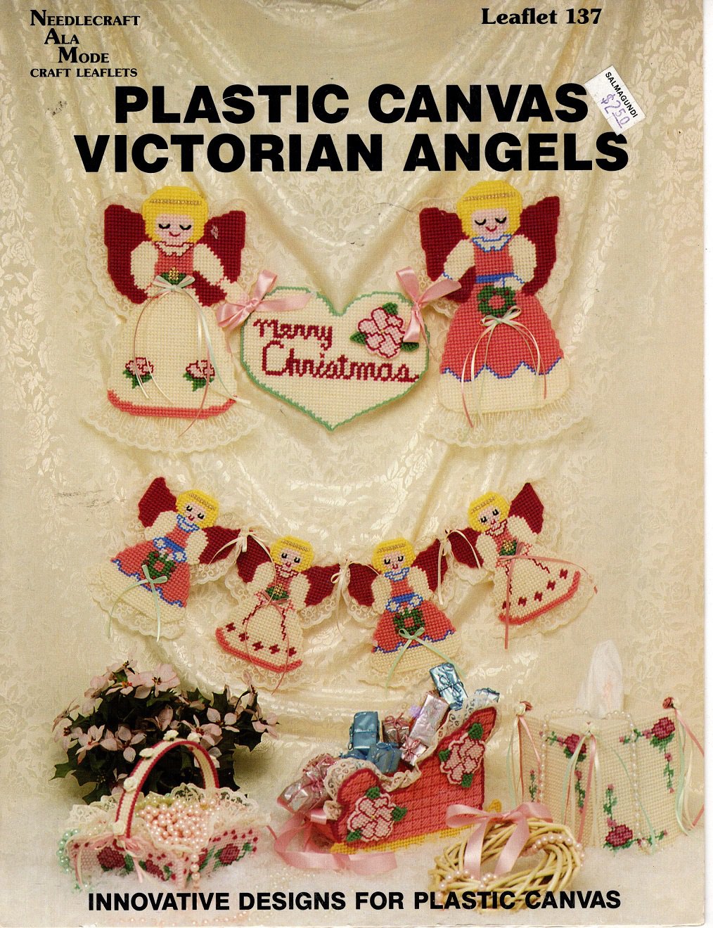 Plastic Canvas Victorian Angels book - Needlecraft Ala Mode Leaflet 137