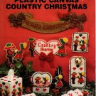 Plastic Canvas Country Christmas book - Needlecraft Ala Mode Leaflet 136