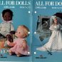 All For Dolls - Coat & Clark Book No. 270 - Crochet and Knit Patterns - 3 hole punched