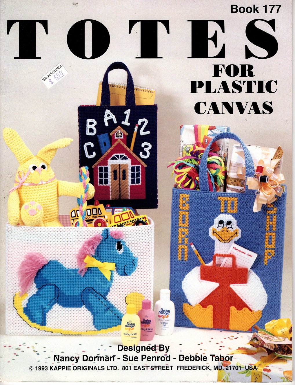 Totes for Plastic Canvas Patterns Kappie Book 177