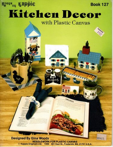 Kitchen Decor with Plastic Canvas - Kappie Originals Book 127