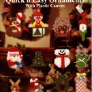 Quick n Easy Ornaments with Plastic Canvas Book - Kappie Originals Book 132