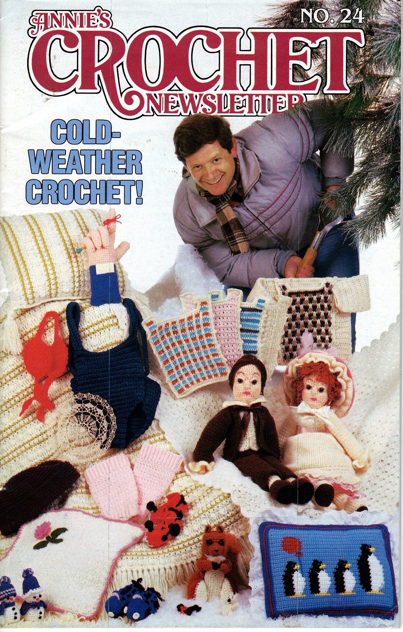 Annie's Crochet Newsletter Nov-Dec 1986 Number 24 Magazine - Cold-Weather Crochet!