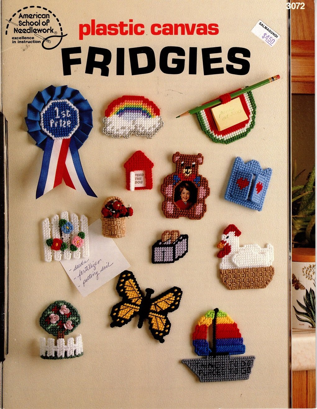 Plastic Canvas Fridgies Patterns American School of Needlework 3072