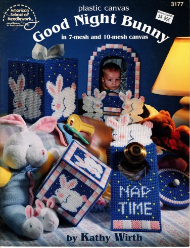 Plastic Canvas Good Night Bunny Patterns American School of Needlework 3177