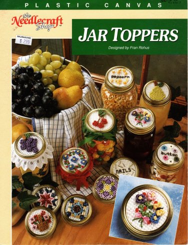 Plastic Canvas Jar Toppers Patterns - The Needlecraft Shop 923327