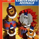 Plastic Canvas Circus Party Animals Pattern - The Needlecraft Shop 913102