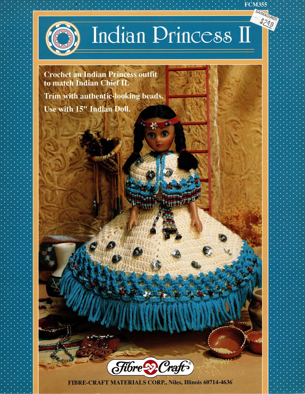 Indian Princess II - Crochet Doll Book FCM355