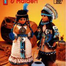 Crochet Indian Brave & Maiden Patterns - Annie's Attic 8B072