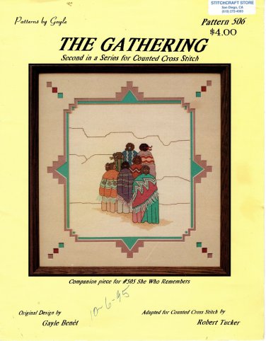 The Gathering Cross Stitch Pattern - Patterns by Gayle - Pattern 506