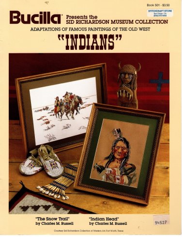 Bucilla Sid Richardson Museum Collection - Indians - Book 501